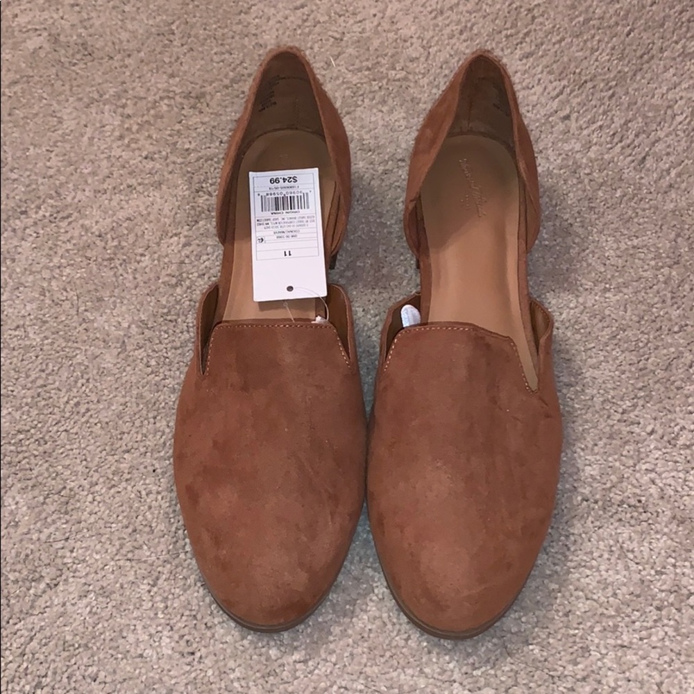 Suede flats